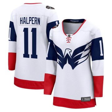 Fanatics Branded Washington Capitals Women's Jeff Halpern Breakaway White 2023 Stadium Series NHL Jersey
