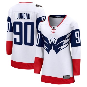Fanatics Branded Washington Capitals Women's Joe Juneau Breakaway White 2023 Stadium Series NHL Jersey