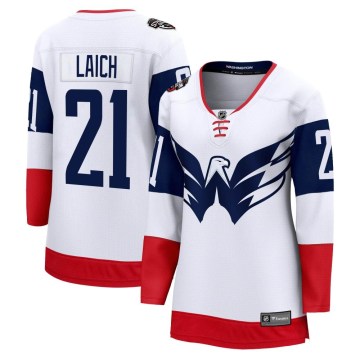 Fanatics Branded Washington Capitals Women's Brooks Laich Breakaway White 2023 Stadium Series NHL Jersey
