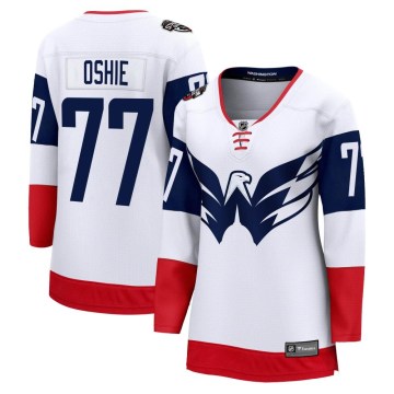 Fanatics Branded Washington Capitals Women's T.J. Oshie Breakaway White 2023 Stadium Series NHL Jersey