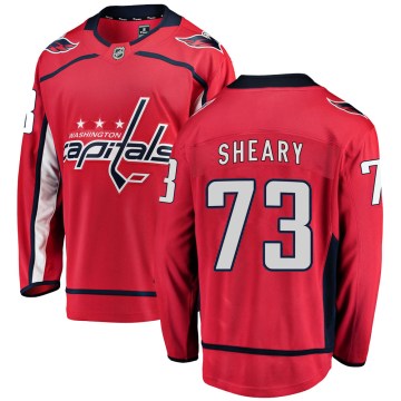 Fanatics Branded Washington Capitals Men's Conor Sheary Breakaway Red Home NHL Jersey