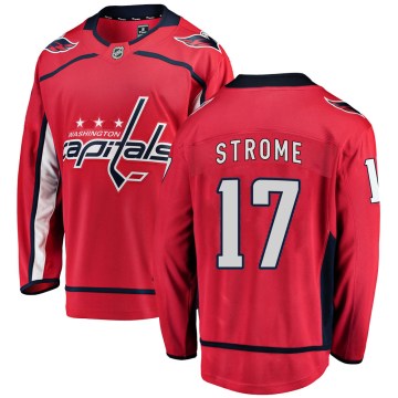 Fanatics Branded Washington Capitals Men's Dylan Strome Breakaway Red Home NHL Jersey
