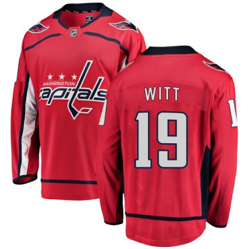 Fanatics Branded Washington Capitals Men's Brendan Witt Breakaway Red Home NHL Jersey