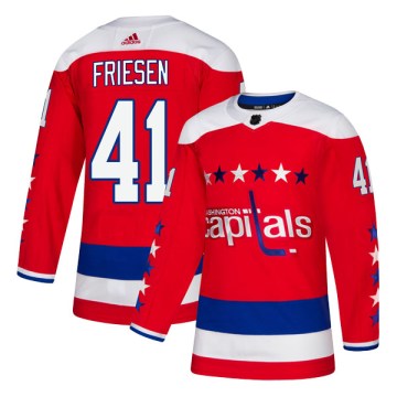Adidas Washington Capitals Youth Jeff Friesen Authentic Red Alternate NHL Jersey