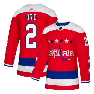 Adidas Washington Capitals Youth Vincent Iorio Authentic Red Alternate NHL Jersey
