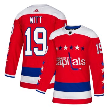 Adidas Washington Capitals Youth Brendan Witt Authentic Red Alternate NHL Jersey