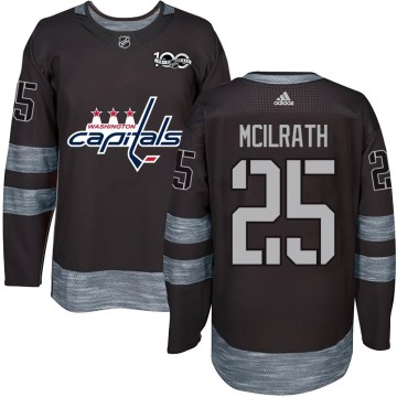 Washington Capitals Youth Dylan McIlrath Authentic Black 1917-2017 100th Anniversary NHL Jersey