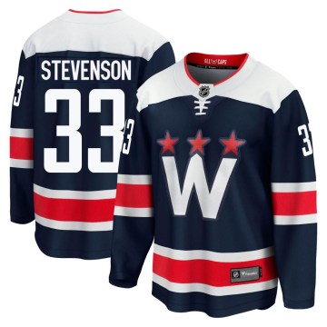 Fanatics Branded Washington Capitals Youth Clay Stevenson Premier Navy zied Breakaway 2020/21 Alternate NHL Jersey