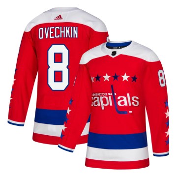 Adidas Washington Capitals Men's Alex Ovechkin Authentic Red Alternate NHL Jersey